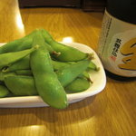 韃靼ラーメン 一秀 - 一秀　２本目の冷酒＆突き出し