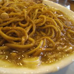 韃靼ラーメン 一秀 - 一秀　麺アップ