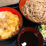 名代 富士そば - ミニ親子丼セット