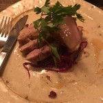 三人灯 - ロースト豚。