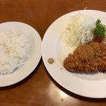 レストラン ア・レ・エズ - 無菌豚のカツ