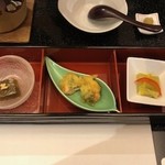 Hoteru Kikusuitei - 前菜。