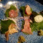 sashimi dining 魚浜 アンド バル - 刺身5種盛り合わせ