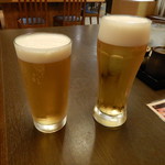 Sokobikisen - ビールで乾杯です、、２種類