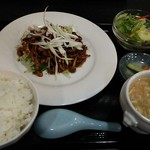 中国四川麺飯店 一燈 - 今週の一燈定食。