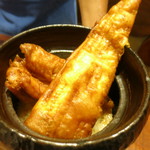 傳 - 江戸前穴子の土鍋炊き込みご飯　赤出汁　香の物