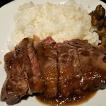 あわの家 - 牛ステーキ