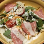 あわの家 - サラダうどん