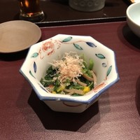 天ぷら ひさご - ホウレン草のお浸し