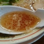 まよさわ - 鶏スープ+醤油ダレ+背脂+一味=美味！