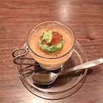 味勧屋 - 茶碗蒸し いくらとオクラ ジュレかけ