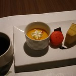 Hoteru Soraju - 一泊目夕飯 デザート＆コーヒー