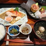 徳造丸 魚庵 - 金目鯛焼き魚定食2100円