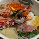 徳造丸 魚庵 - 海鮮丼2300円