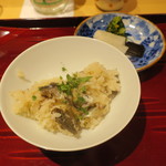 銀座 しのはら - 鮎めし3