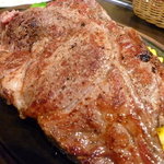 ステーキ カフェ ケネディ - リブロース225ｇ＆サーロイン150ｇの一緒盛り1,540円