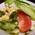 ステーキ カフェ ケネディ - セットのサラダ