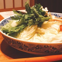 西新初喜 本店 - しゃぶしゃぶ鍋の野菜♪