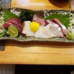 和食家 てんすい - お刺身の盛り合わせ