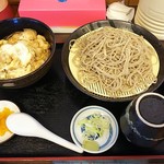 ゆうき庵 - 親子丼セット＋蕎麦大盛り