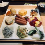 裏磐梯レイクリゾート - 朝食ビュッフェの例