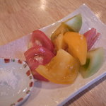 まごわやさしい - 立秋・お献立：（や・やさい）いろいろトマトの盛り合わせ