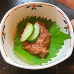 なべいち - 珍味、鯛のわたの塩辛