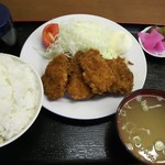 ニコニコ亭 - ソースカツ定食￥690(大盛り+￥100で)￥790