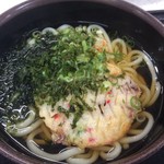 西宮名塩サービスエリア(下り線) フードコート - ねぎたこ天うどん 650円