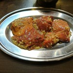 焼肉 親鳥専門店 ばかたれ - 白レバー