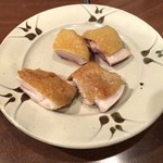 鳥つね自然洞 - 比内地鶏、名古屋コーチンのもも塩焼き