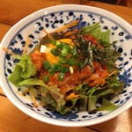 「えんがわのユッケ」(580円)