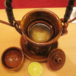 天現寺小野 - 土瓶蒸し　鱧　生麩