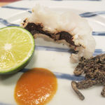 天現寺小野 - 鱧の炙り