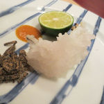 天現寺小野 - 皮目だけ炙ったもの