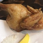 大衆食堂 鳥嶺 - ひな鳥半身揚げ