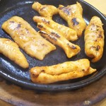 平壌冷麺食道園 - 冷麺前　ホルモン(網焼き)