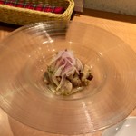 モメンティ・フェリチ - H.30.7.16.夜 平あじのサオール 500円