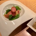 モメンティ・フェリチ - H.30.7.16.夜 ソーセージのスプリングロール 500円