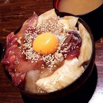 Noukatoryoushinodaidokorohokkaidouresutoran - まかせ漁師のまかない丼  780円