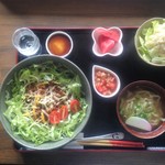 カフェ月星 - タコライスセット