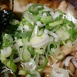 満び - らーめん太麺あっさりのネギ