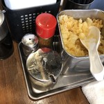 おにやんま 五反田本店 - 【２０１８年８月】卓上に用意されているもの