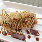 天ぷら 穴子蒲焼 助六酒場 - たこ焼き天ぷら串　おまつり価格￥300-