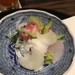 割烹 清風 - トロ、鱧、くえ