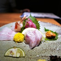 のどぐろ専門 銀座 中俣 - 鮮魚五点盛合わせ