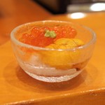 鮨 井上 - イクラと雲丹