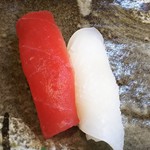Sushi Tora - イカ、マグロ