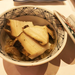 鮓 きずな - 鳴門 鮑、鮑の肝 リゾット