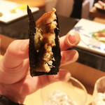 鮓 きずな - 明石焼き穴子 宮城一番海苔